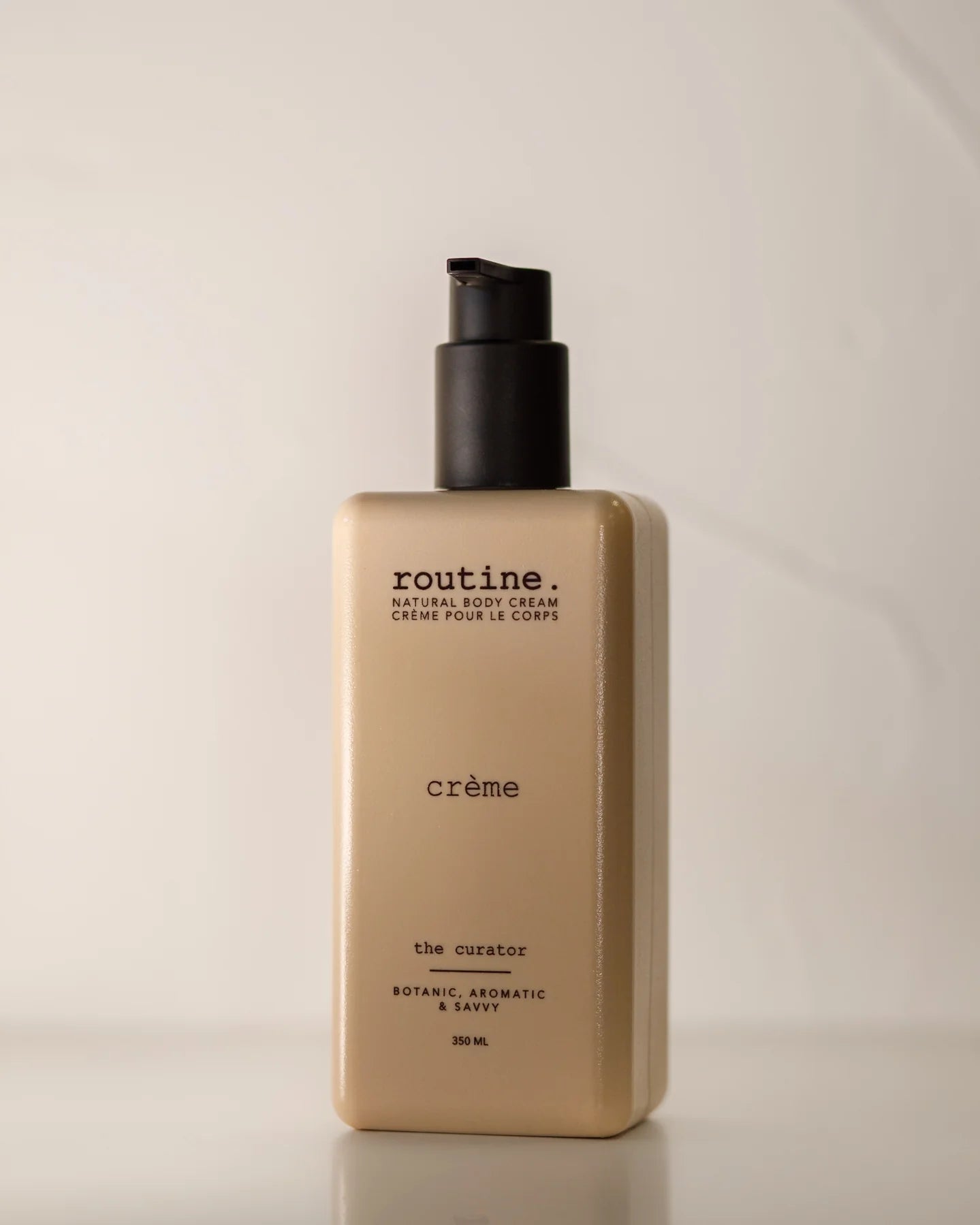 The Curator 350ml Natural Body Cream